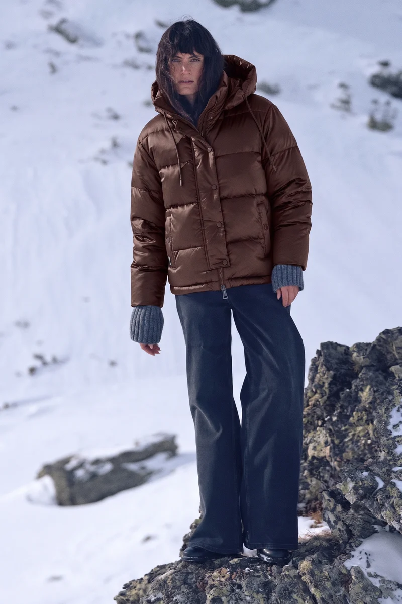 Jilly Metallic Down Jacket | Rain Drum | Jakke fra Mos Mosh