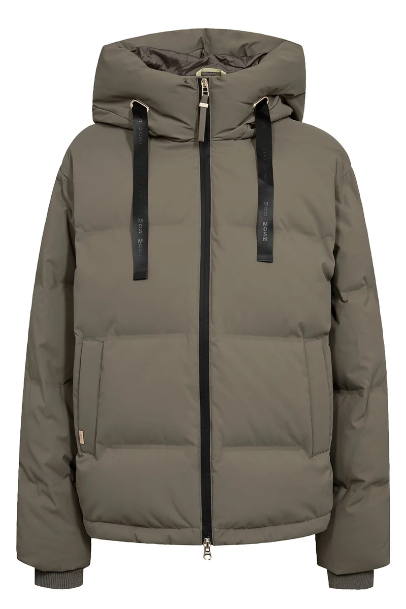 Jilly Hope Down Jacket | Dusty Olive | Jakke fra Mos Mosh