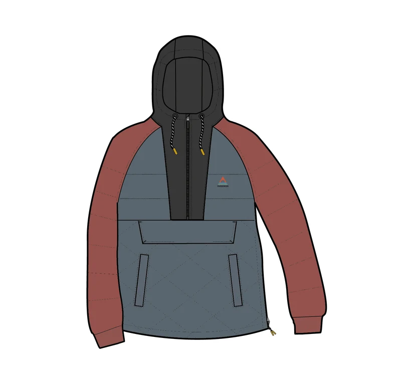 Ozeanischer Isolierter Anorak - Sturmgrau