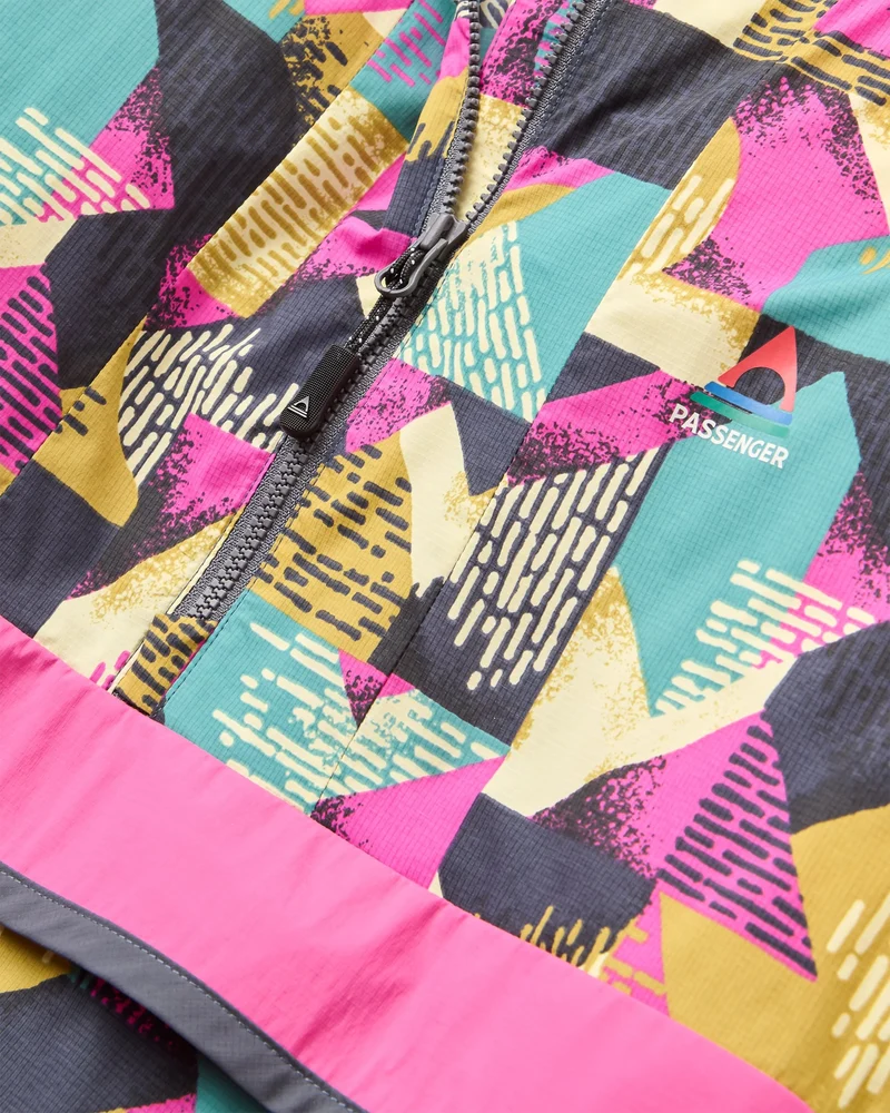 Viento Windshell Anorak - Mosaik Berg Anthrazit