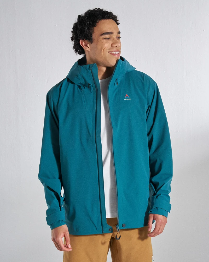 Trailscape Herren 3-Lagen Wasserdichte Jacke - Mittelmeer