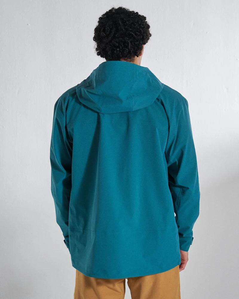Trailscape Herren 3-Lagen Wasserdichte Jacke - Mittelmeer