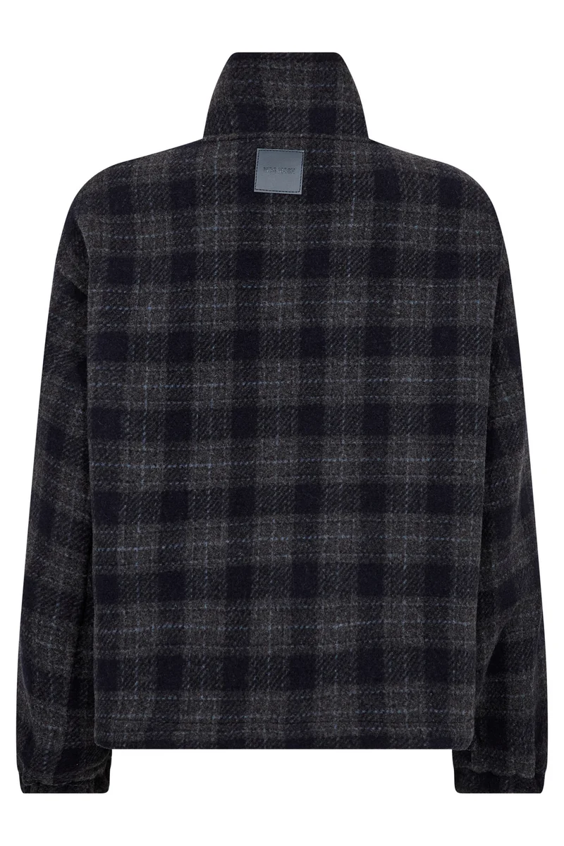 Camille Check Jacket | Salute Navy | Jakke fra Mos Mosh