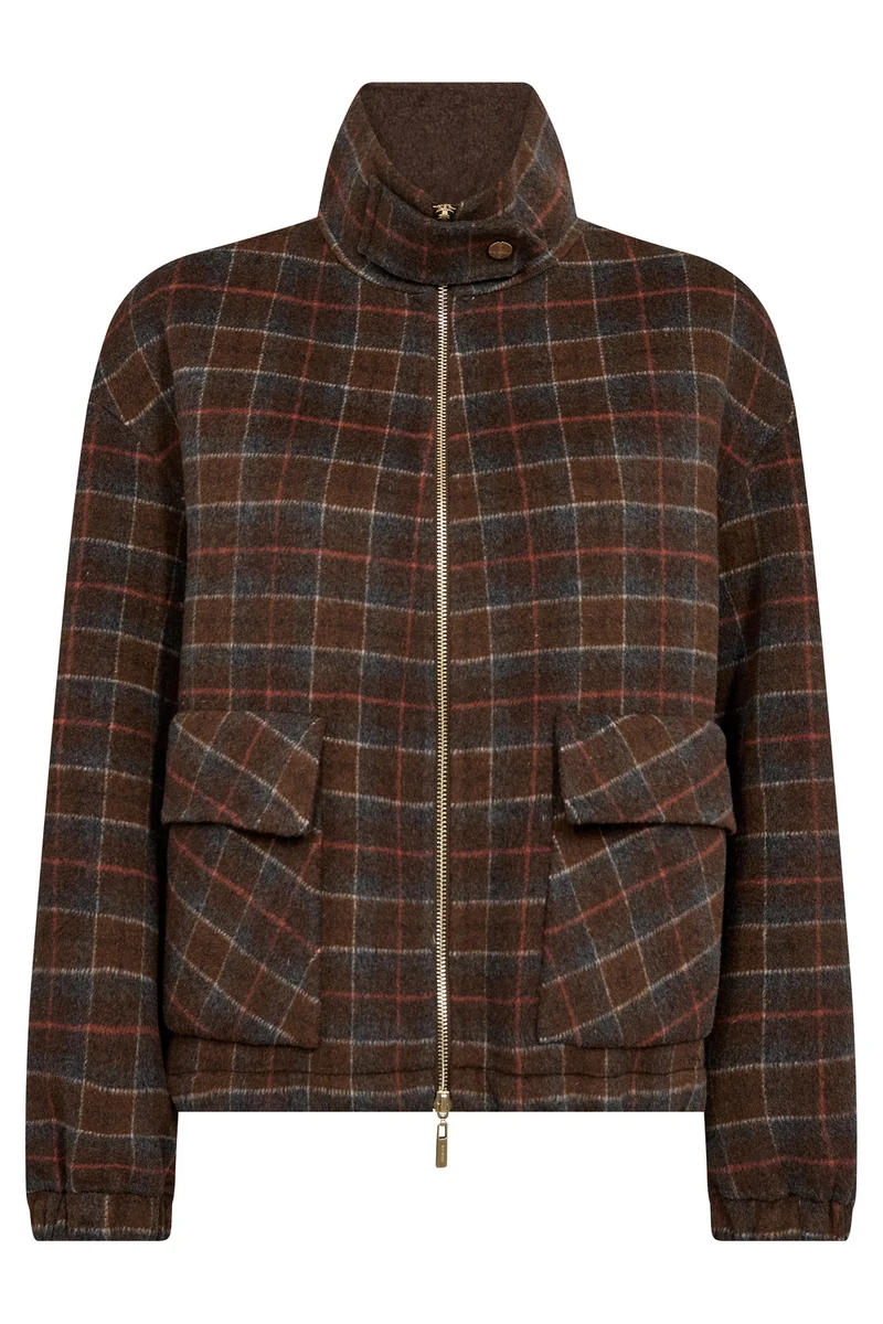 Camille Check Jacket | Delicioso | Jakke fra Mos Mosh