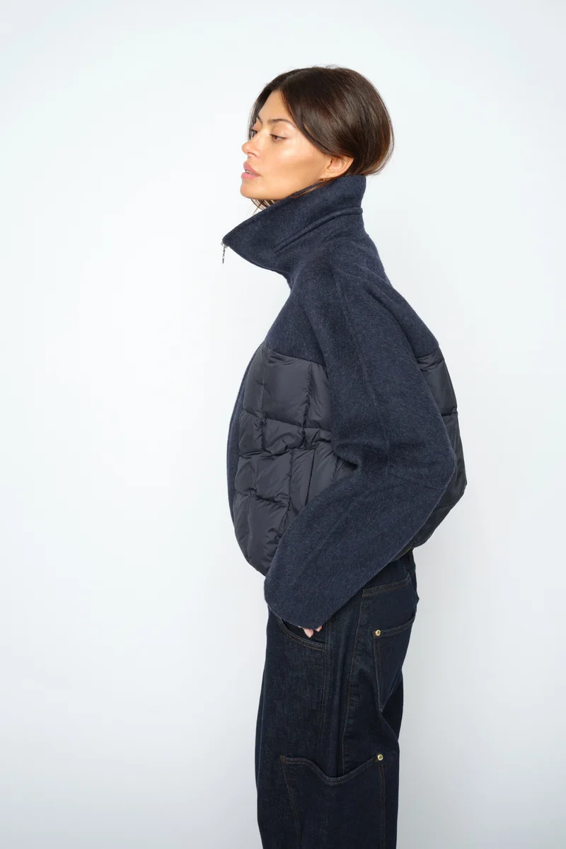 Harriet Loisa Jacket | Salute Navy | Jakke fra Mos Mosh
