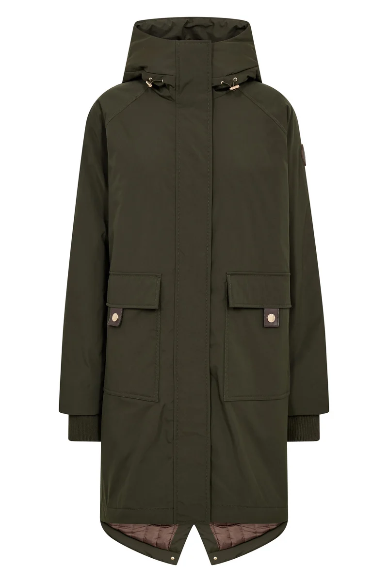 Cali Faux Fur Jacket | Rosin | Jakke fra Mos Mosh
