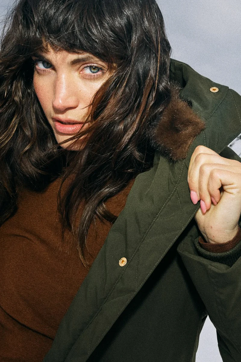 Cali Faux Fur Jacket | Rosin | Jakke fra Mos Mosh