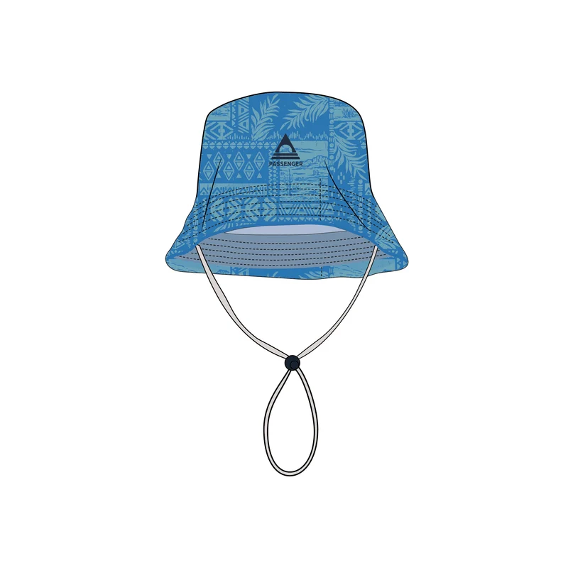 Schattierter Fischerhut - Patchwork Marineblau