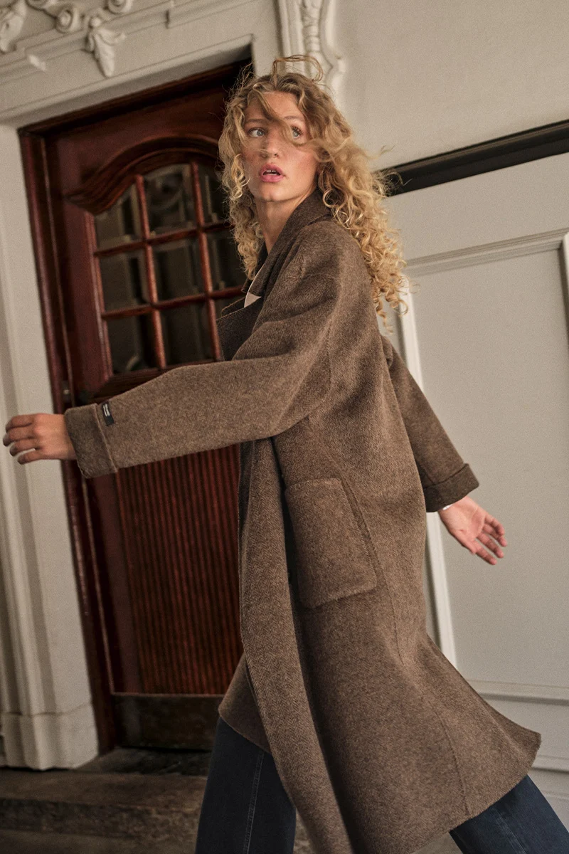 Lucca Barkley Wool Coat | Slate Black | Jakke fra Mos Mosh
