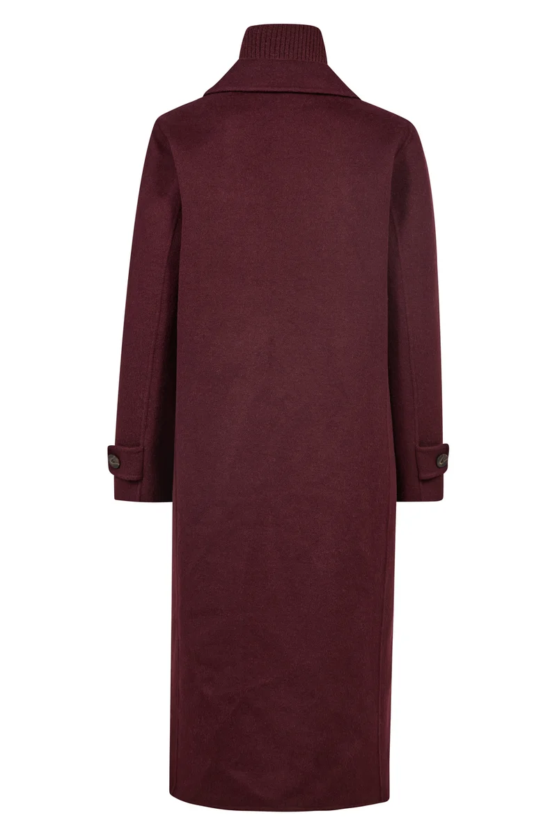 Alva Loisa Mock Neck Coat | Port Royale | Jakke fra Mos Mosh