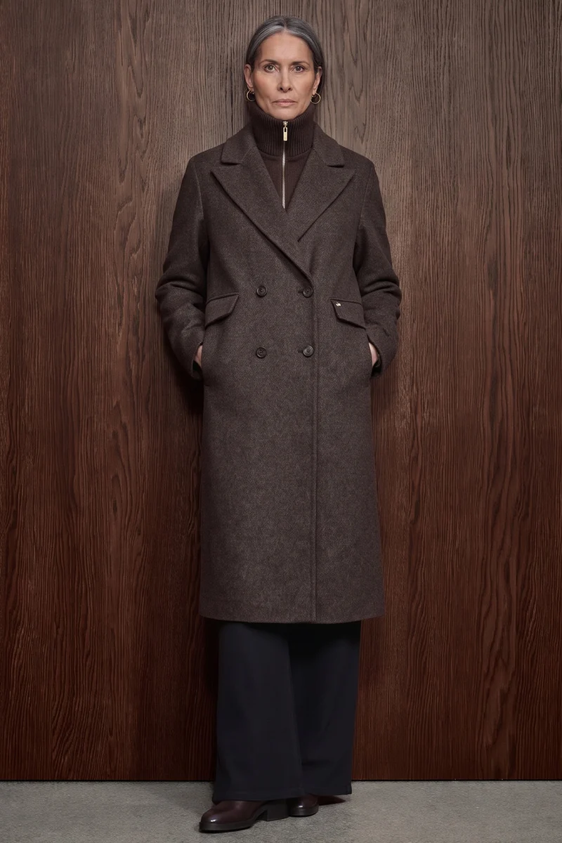 Alva Loisa Mock Neck Coat | Delicioso | Jakke fra Mos Mosh