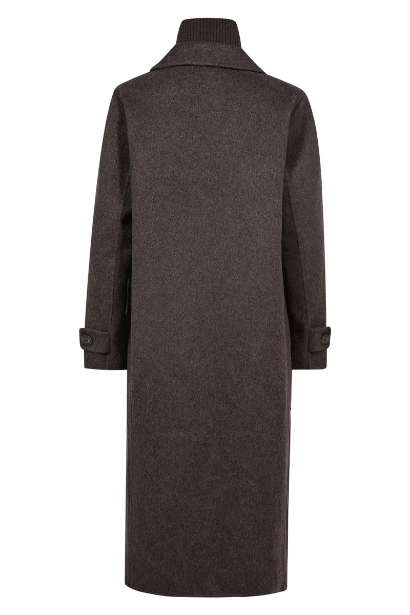 Alva Loisa Mock Neck Coat | Delicioso | Jakke fra Mos Mosh