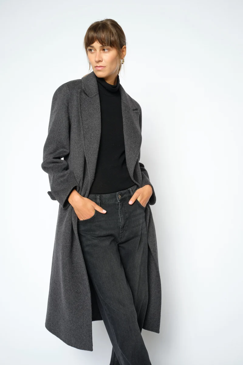 Alva Loisa Coat | Antracite | Jakke fra Mos Mosh