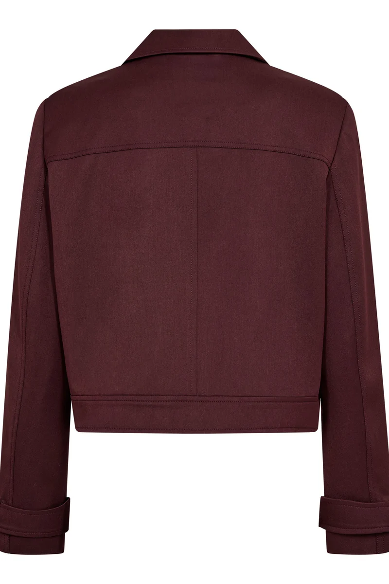30325 Terrycc Jacket 500364 | Wine Red | Co'couture