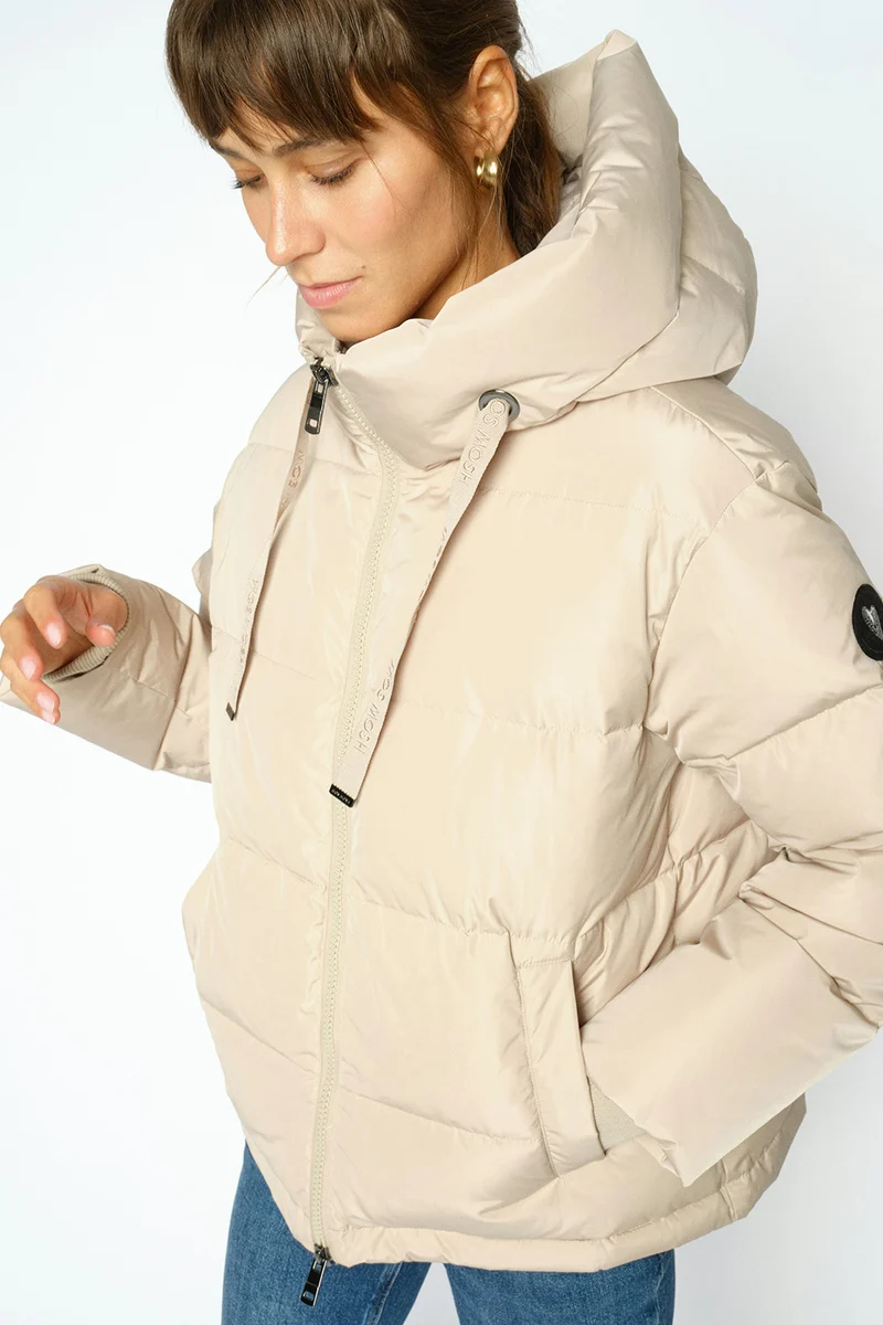 Nova Jilly Down Jacket | Feather Gray | Jakke fra Mos Mosh