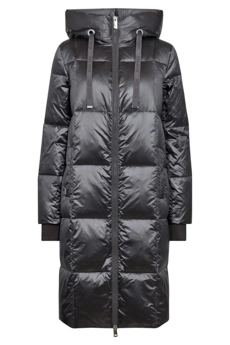 Nova Metallic Down Jacket | Dark Grey | Jakke fra Mos Mosh