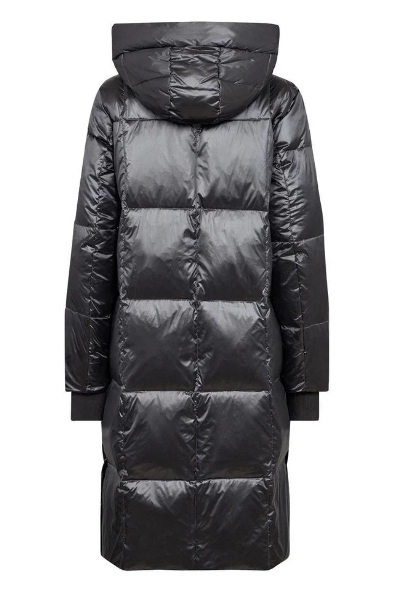 Nova Metallic Down Jacket | Dark Grey | Jakke fra Mos Mosh