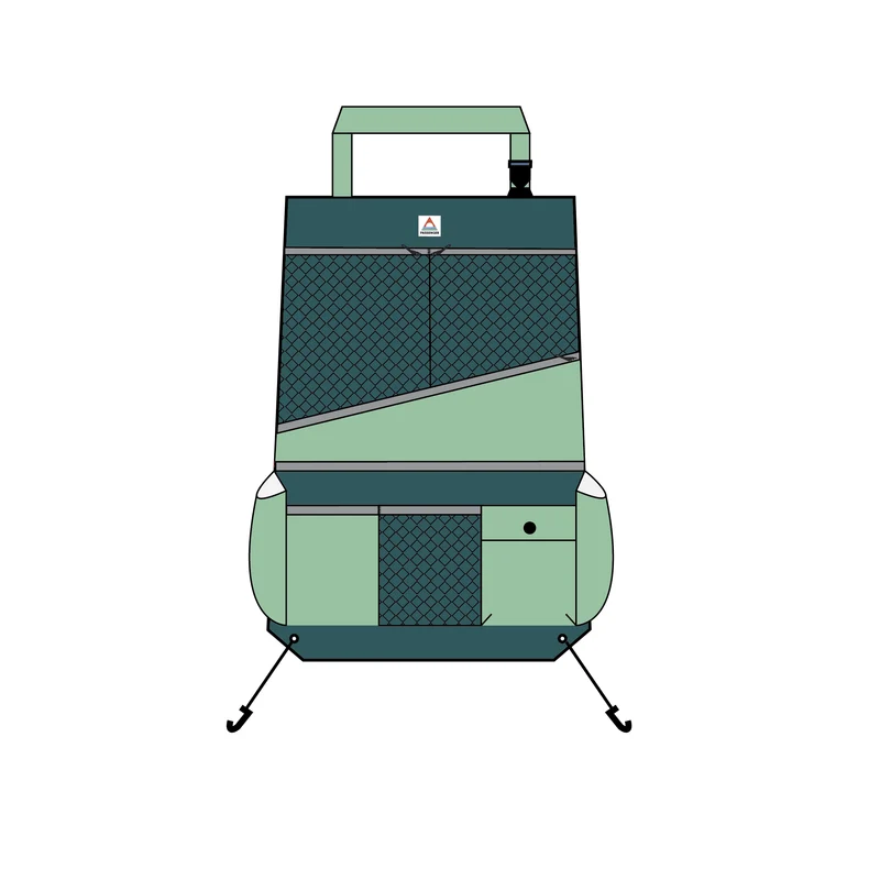 Vandit Sitz-Organizer - Mediterran/Meeresschaum