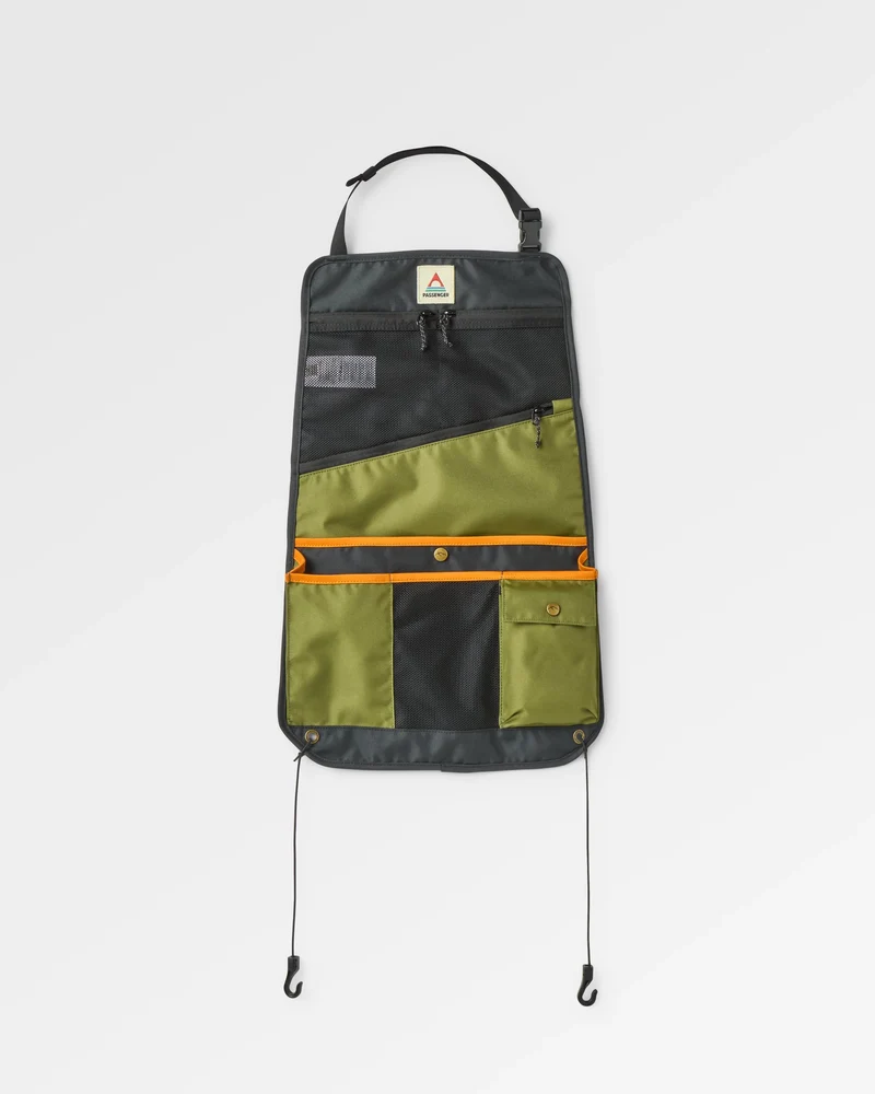 Vandit Sitzorganizer - Schwarz/Khaki