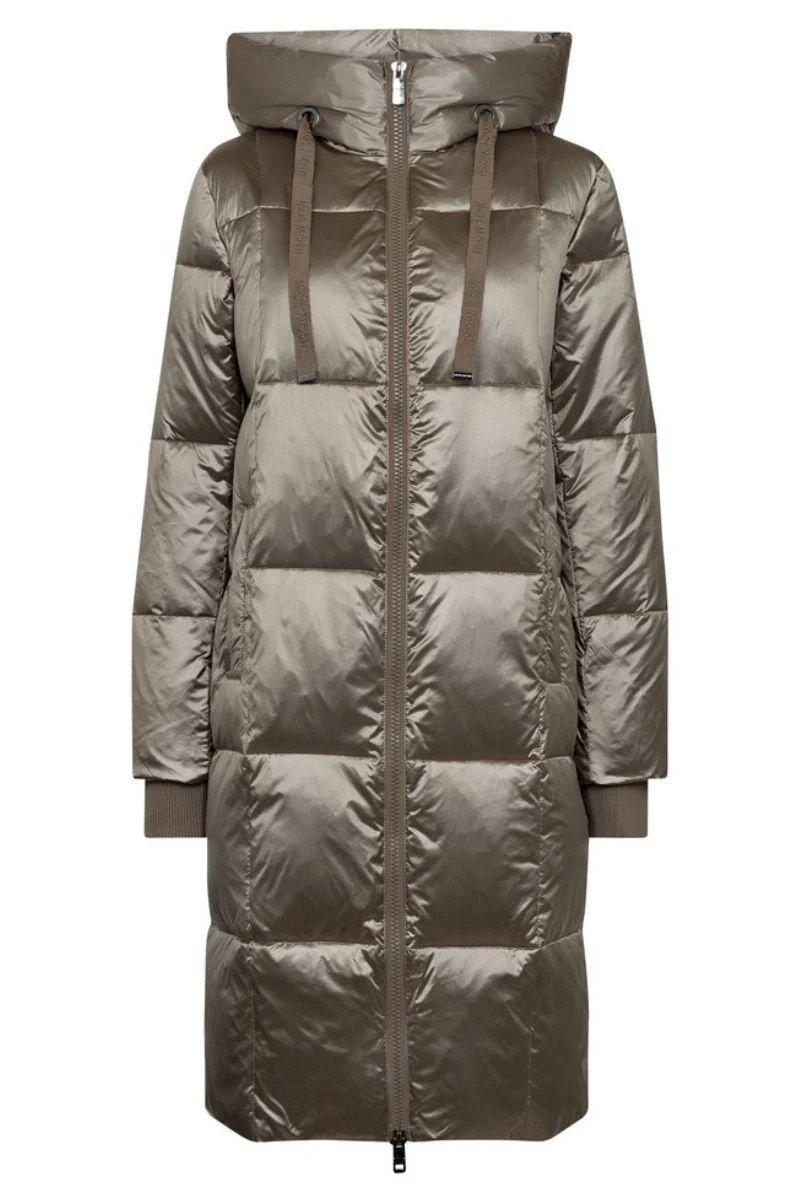 Nova Metallic Down Jacket | Brindle | Jakke fra Mos Mosh