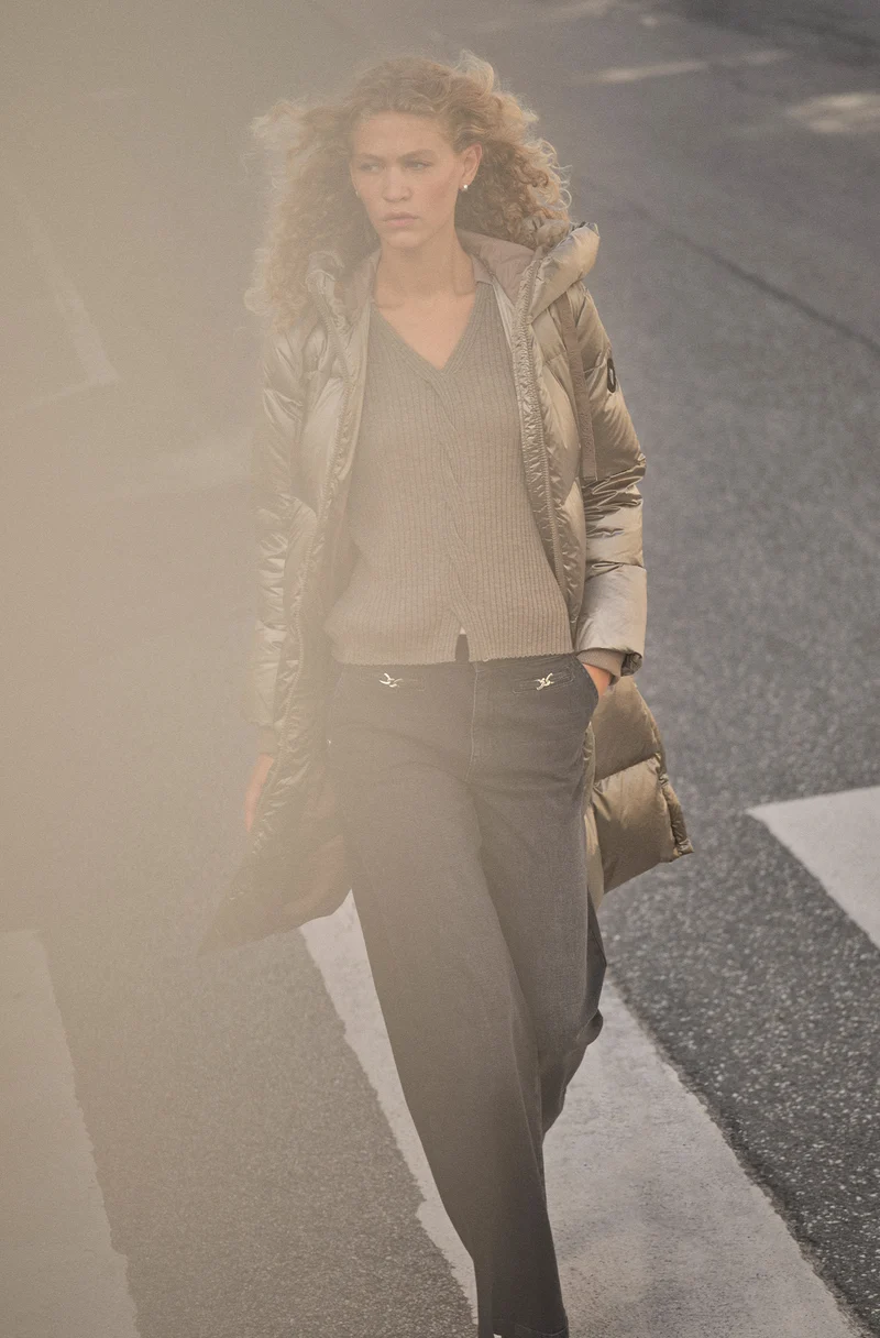 Nova Metallic Down Jacket | Brindle | Jakke fra Mos Mosh