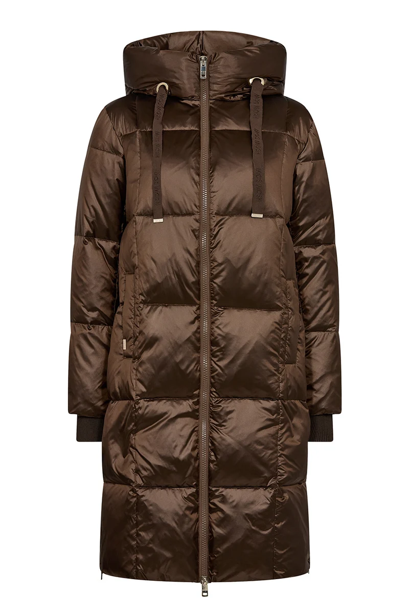 Nova Metallic Down Jacket | Rain Drum | Jakke fra Mos Mosh