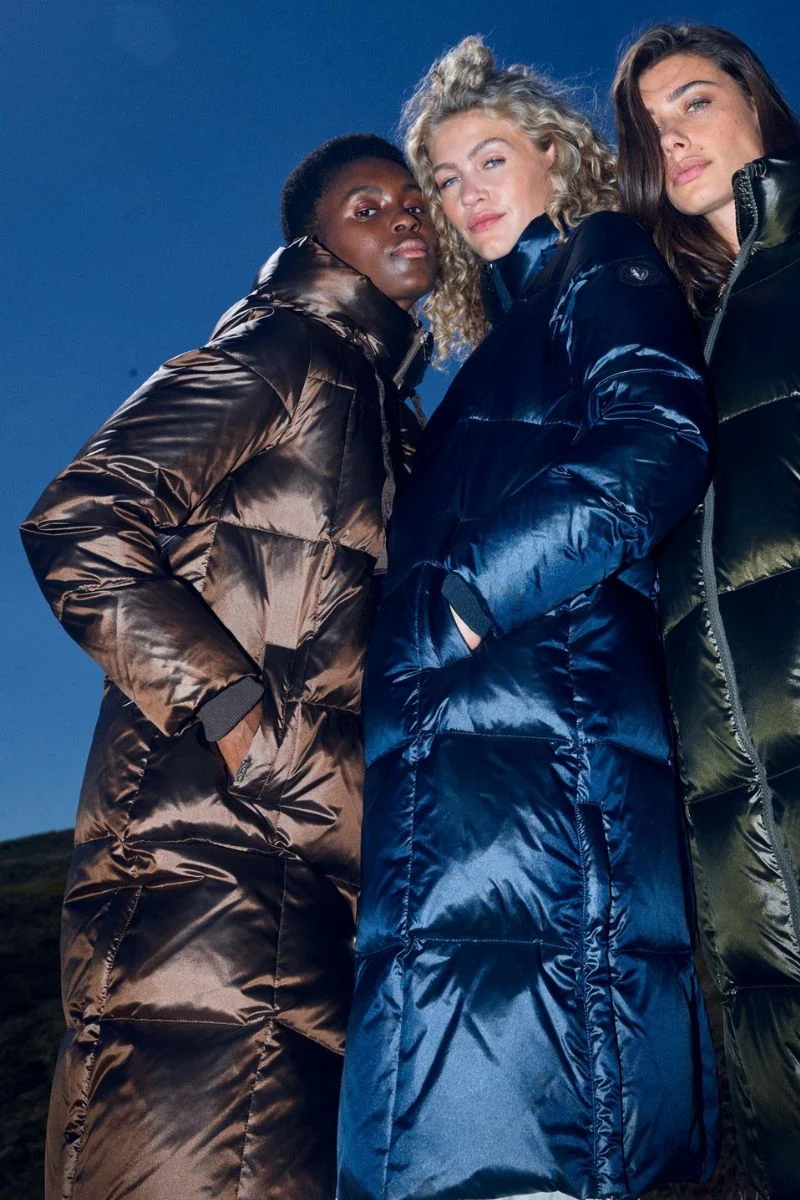Nova Metallic Down Jacket | Rain Drum | Jakke fra Mos Mosh