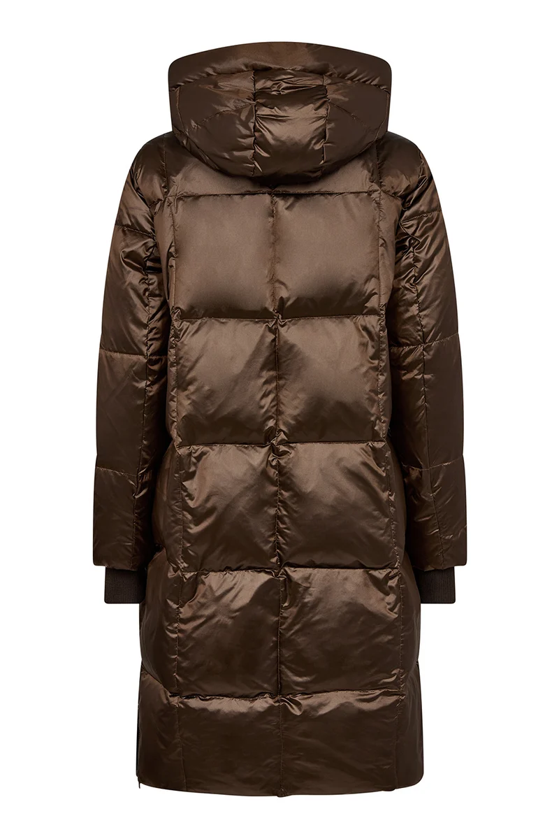 Nova Metallic Down Jacket | Rain Drum | Jakke fra Mos Mosh