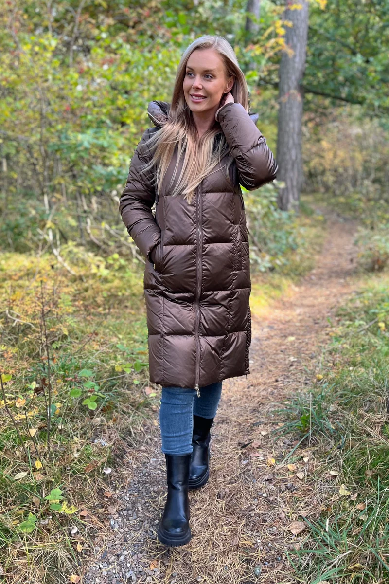 Nova Metallic Down Jacket | Rain Drum | Jakke fra Mos Mosh