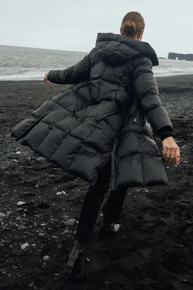 Nova Metallic Down Jacket | Black | Jakke fra Mos Mosh