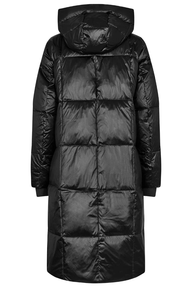 Nova Metallic Down Jacket | Black | Jakke fra Mos Mosh