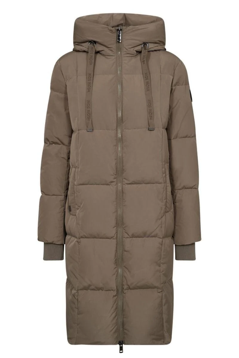 Nova Square Down Coat | Brindle | Jakke fra Mos Mosh