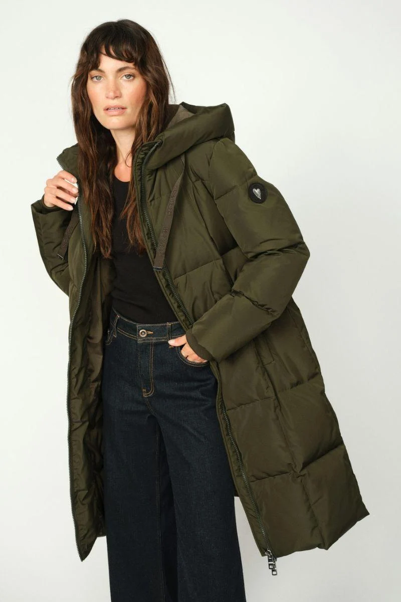 Nova Square Down Coat | Rosin | Jakke fra Mos Mosh