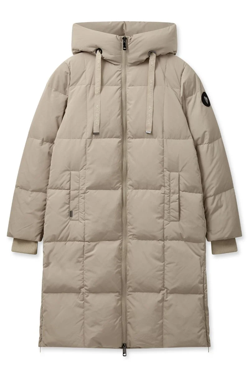 Nova Square Down Coat | Feather Gray | Jakke fra Mos Mosh