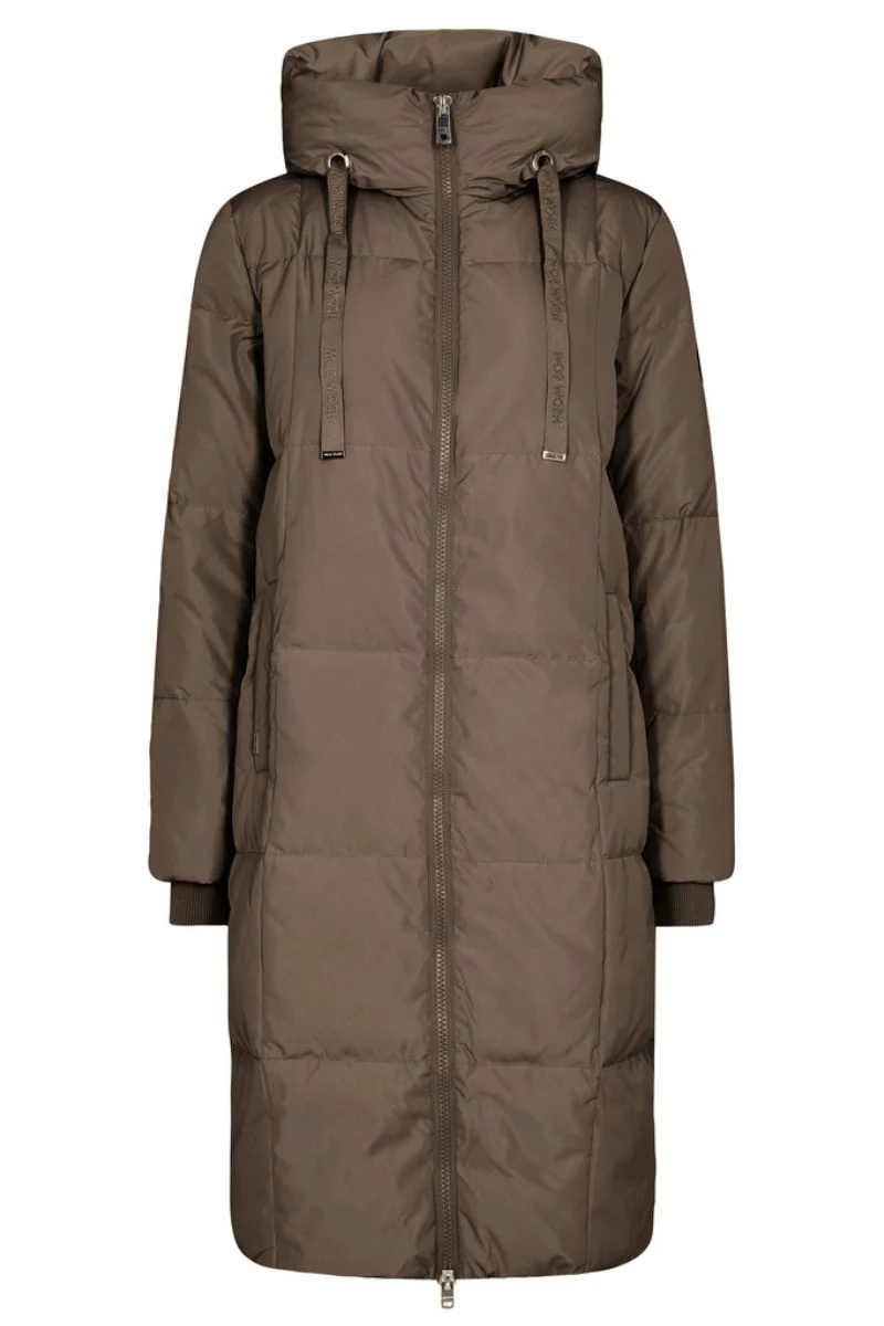 Nova Square Down Coat | Slate Black | Jakke fra Mos Mosh