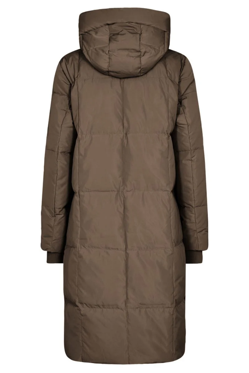 Nova Square Down Coat | Slate Black | Jakke fra Mos Mosh