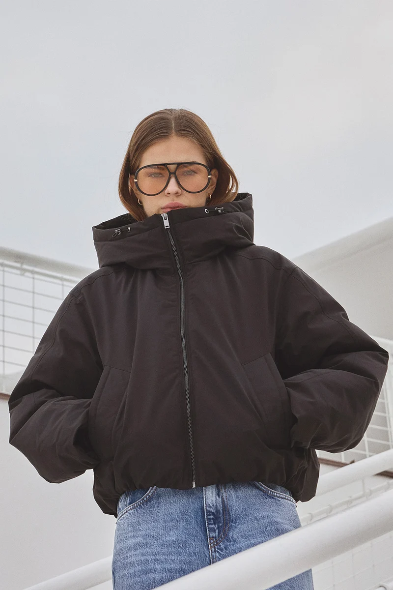 Rillo Puffer Jacket | Black | Jakke fra Co'couture
