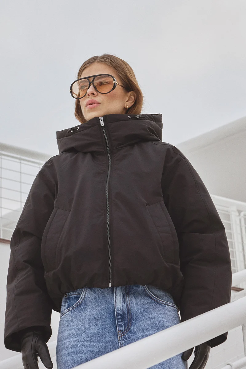 Rillo Puffer Jacket | Black | Jakke fra Co'couture