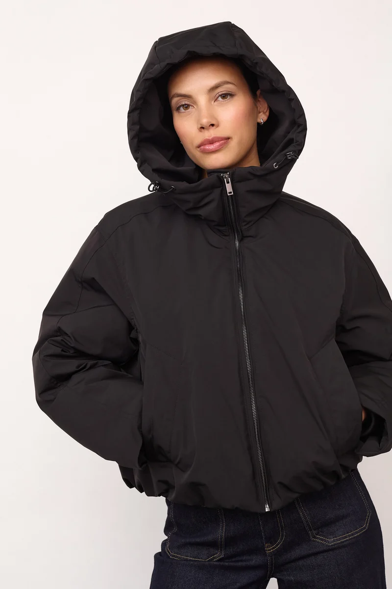 Rillo Puffer Jacket | Black | Jakke fra Co'couture