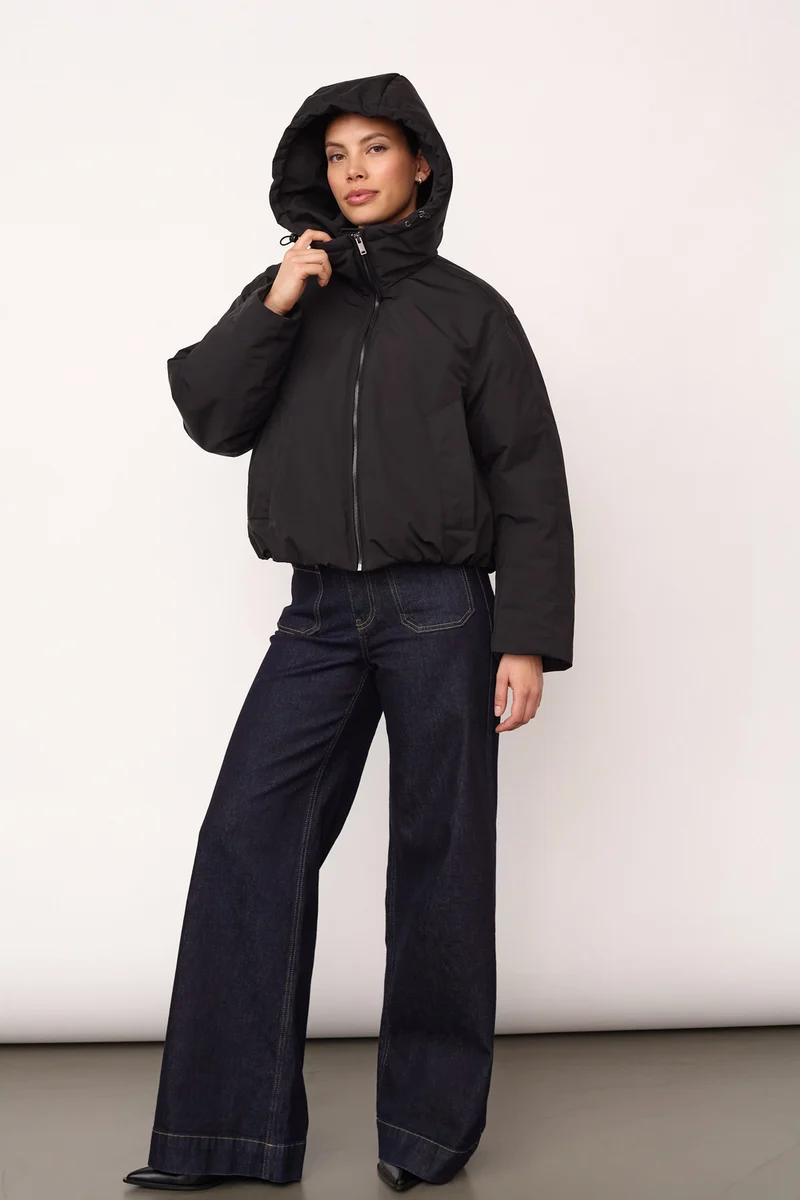 Rillo Puffer Jacket | Black | Jakke fra Co'couture