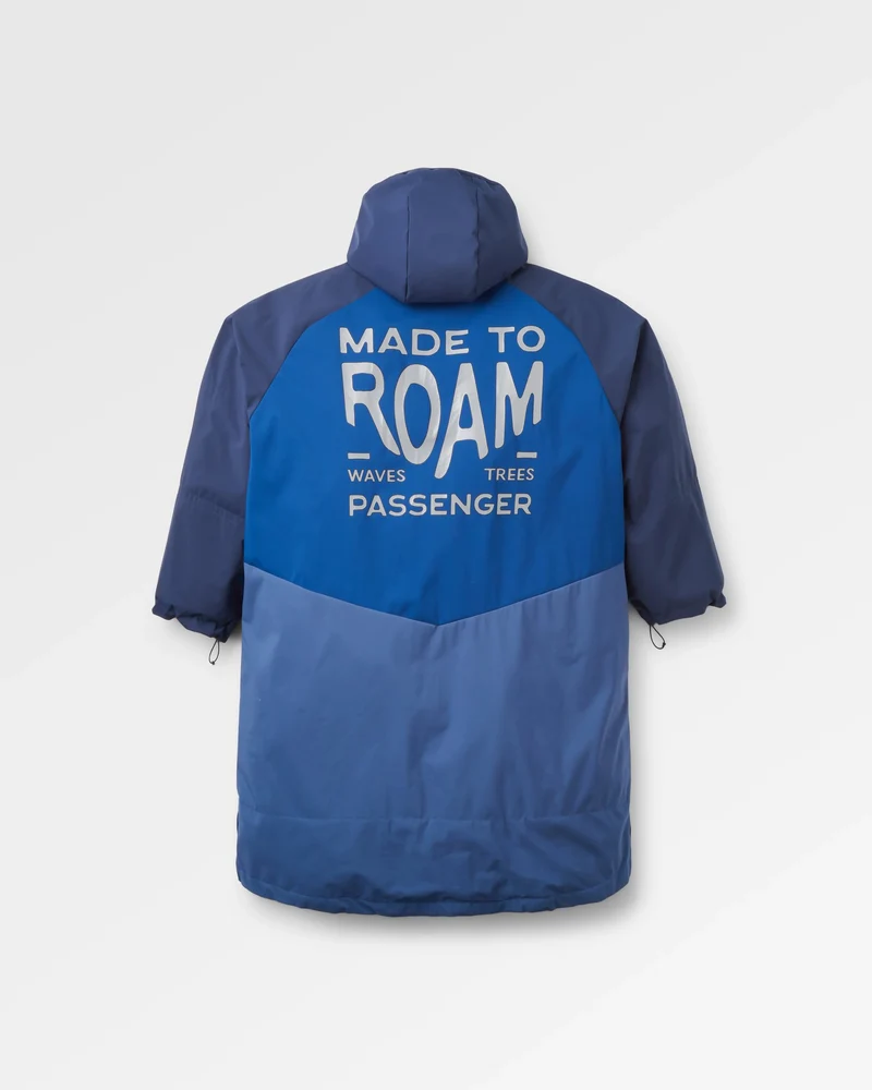 Riptide leichter Surf-Poncho – Rich Navy/Dark Denim