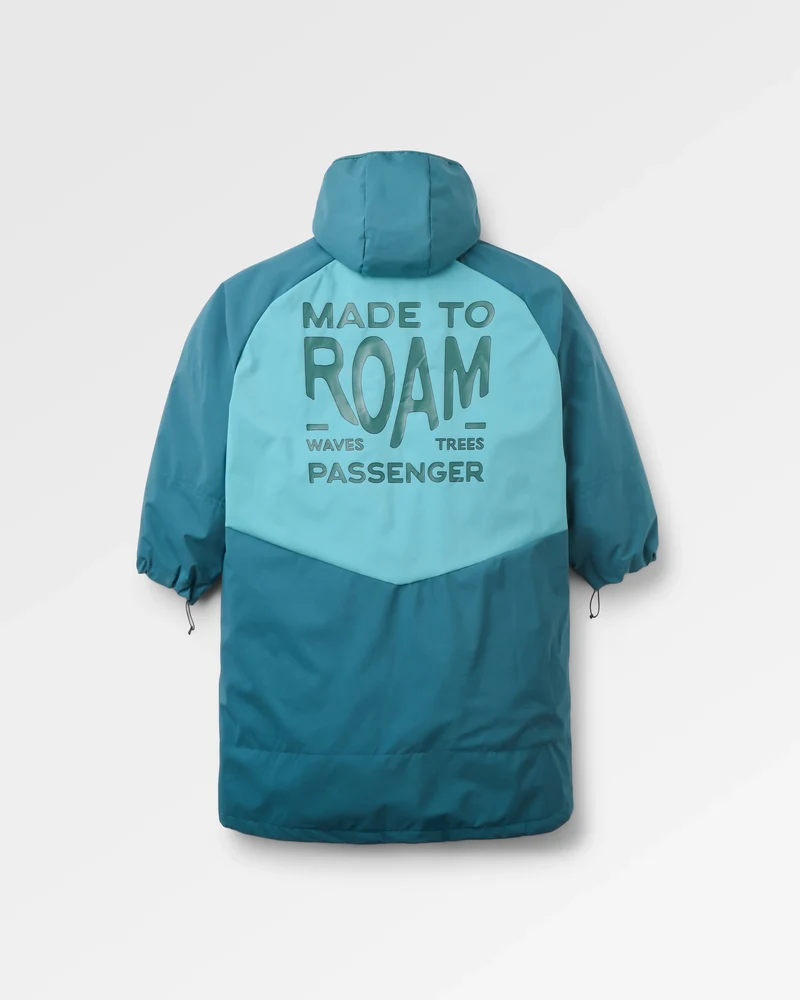 Riptide Leichter Surf-Poncho – Mediterran/Ozean-Türkis