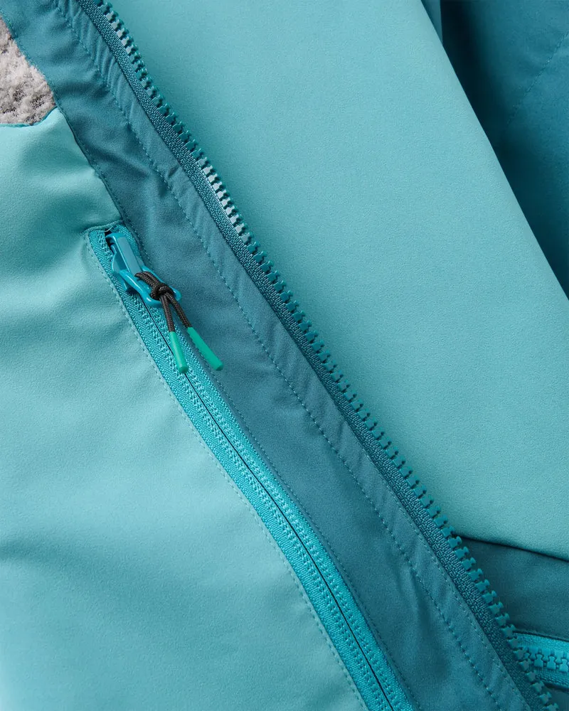 Riptide Leichter Surf-Poncho – Mediterran/Ozean-Türkis