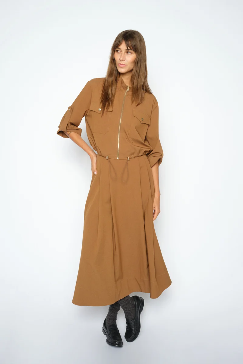 Andrea Sato Jacket | Dark Camel | Jakke fra Mos Mosh
