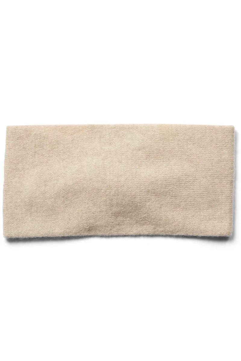 Izela Cashmere Headband | Oxford Tan | Accessories fra Mos Mosh
