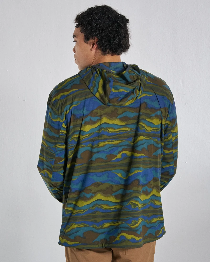 Gusto Windshell Anorak - Reflection Khaki