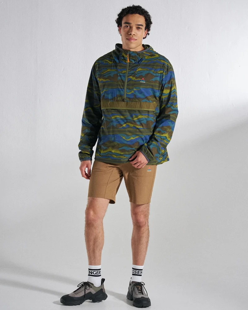 Gusto Windshell Anorak - Reflection Khaki