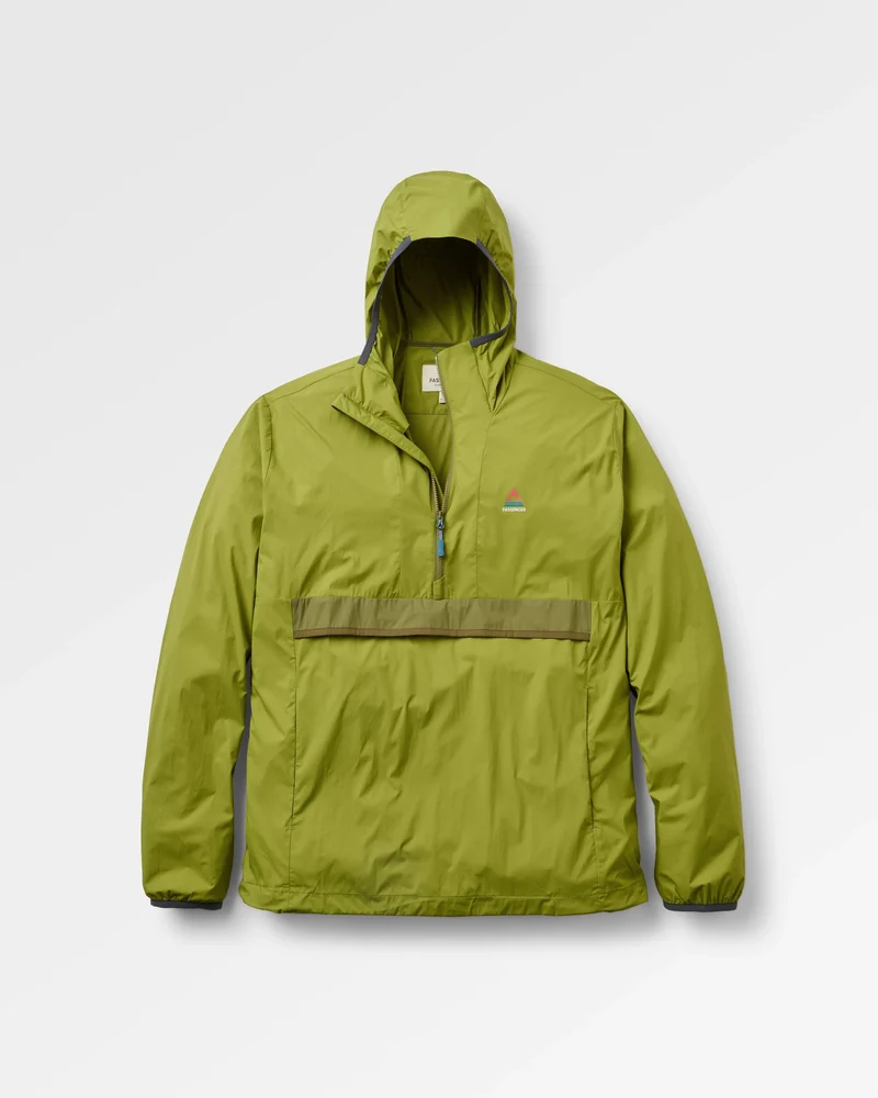 Gusto Windshell Anorak - Teegrün