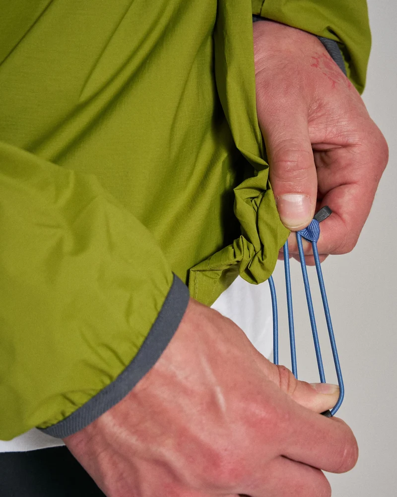 Gusto Windshell Anorak - Teegrün