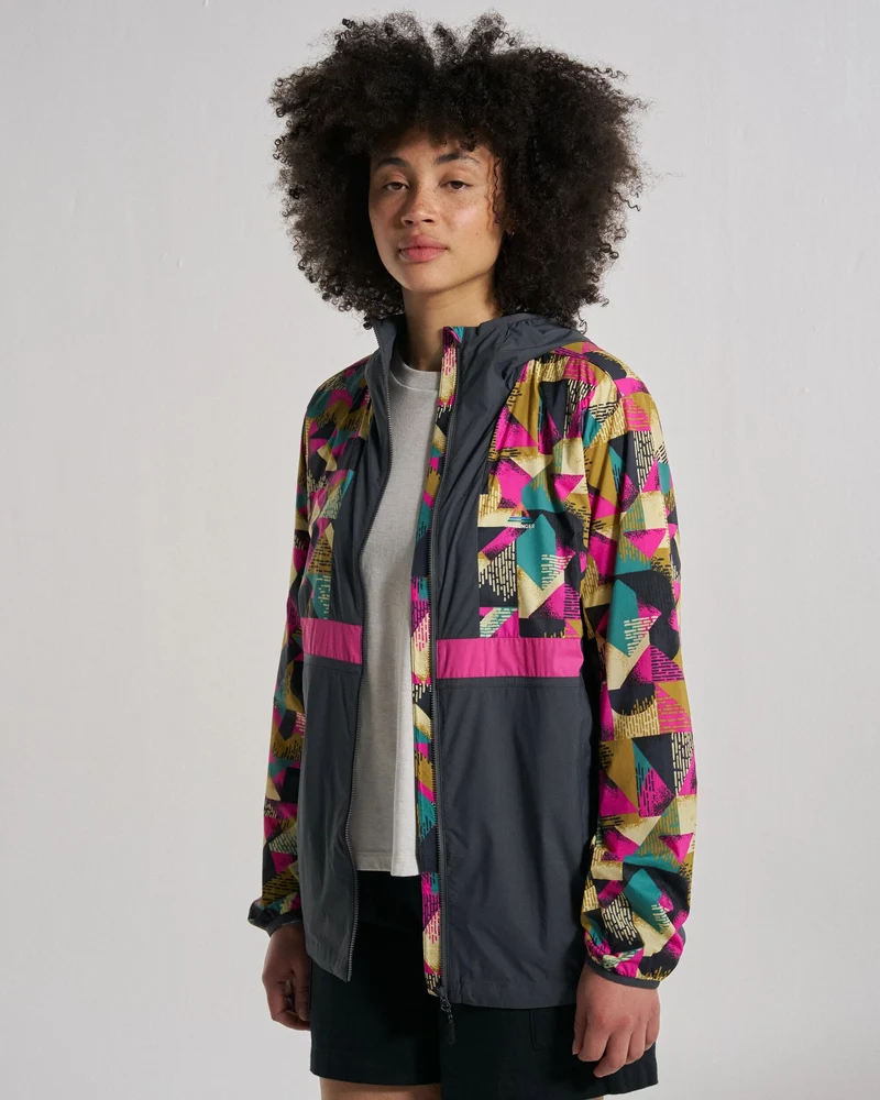 Viento Windshell Jacke - Mosaic Mountain Charcoal